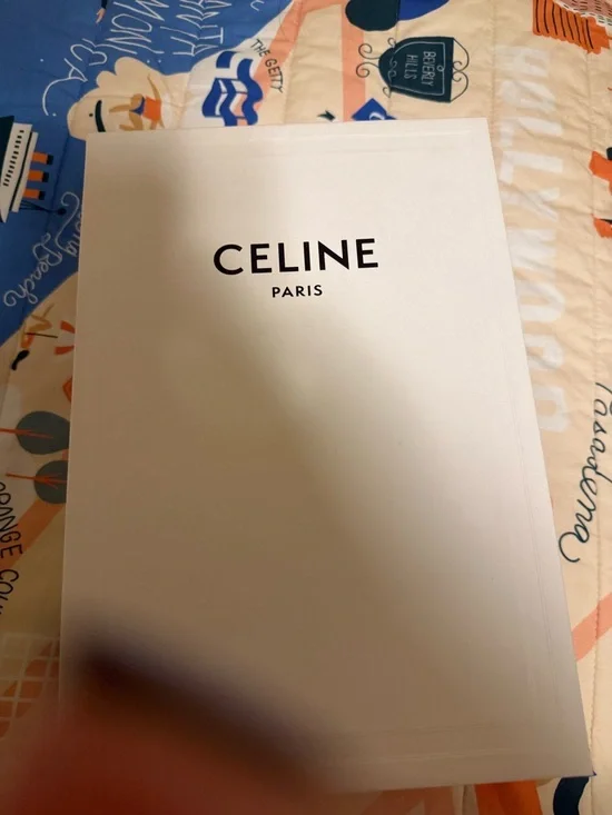 Celine Lympia Triomphe Jacquard Canvas Mules - Rust. 40 - Picture 2 of 6